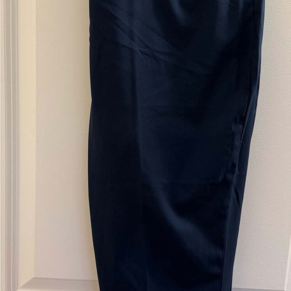 Blue Cropped Golf Pants